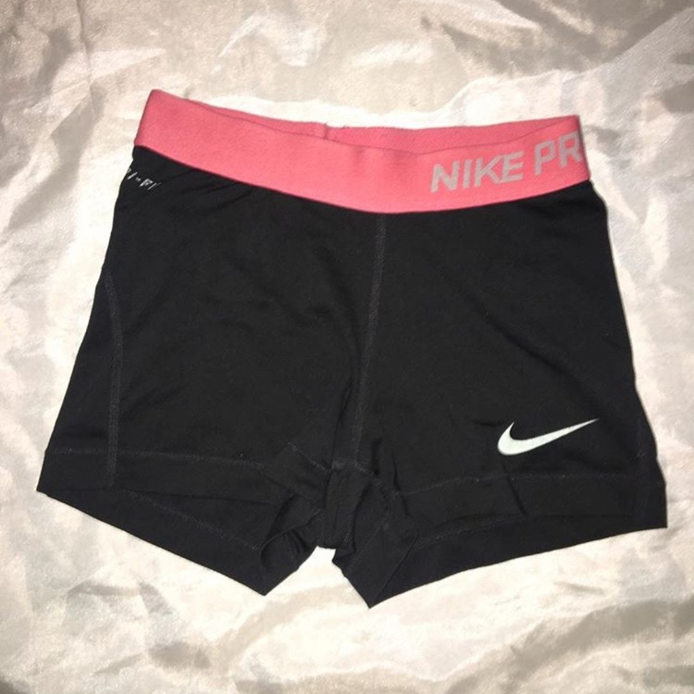 Nike black and pink spandex